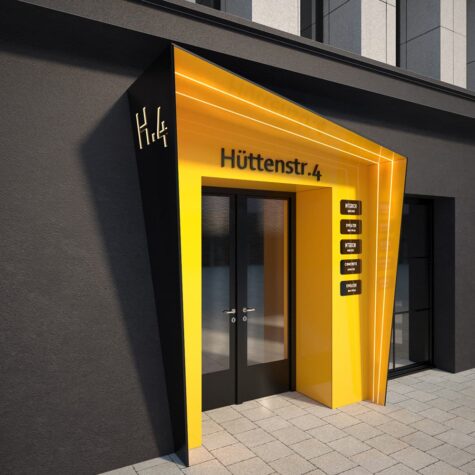 Eingang Umgestaltung