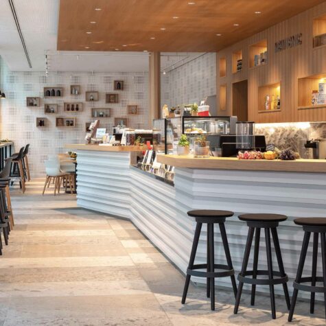 Newton Administration Base, Office-Bistro