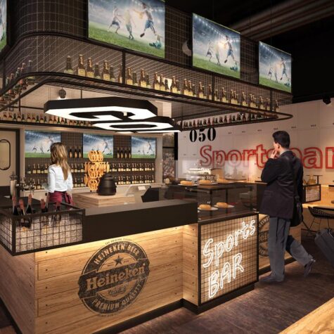 Flughafen Sportsbar Design