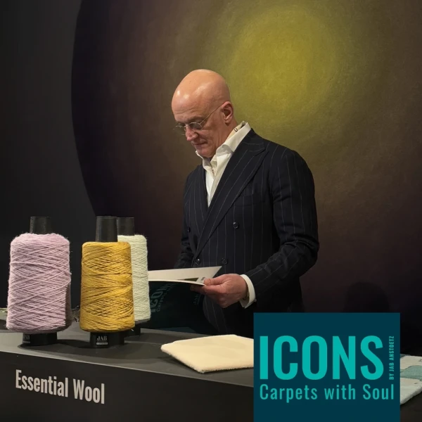 Olaf Kitzig entwirft f&uuml;r die ICONS Carpet Collection von JAB ANSTOETZ