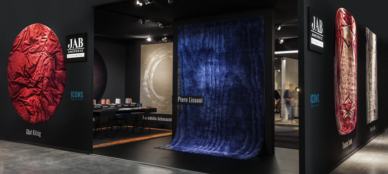 Olaf Kitzig entwirft f&uuml;r die ICONS Carpet Collection von JAB ANSTOETZ